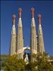 Torres de la sagrada familia en barcelona